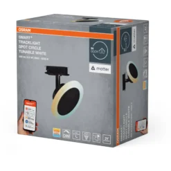 Osram Smart+ Wifi Tracklight Circle skinnespot, justerbar hvid, sort