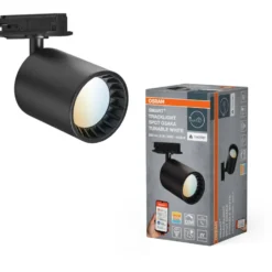 Osram Smart+ Wifi Tracklight Osaka skinnespot, justerbar hvid, sort