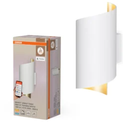Osram Smart+ Wifi Twist væglampe, justerbar hvid, hvid