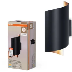 Osram Smart+ Wifi Twist væglampe, justerbar hvid, sort