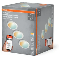 Osram Smart+ Wifi underskabsbelysning, 3000K-6500K, 3-pak