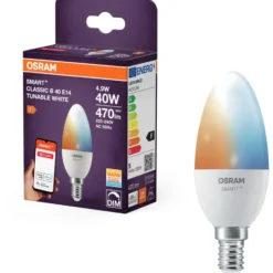 Osram Smart+ Zigbee E14 kertepære, 2700K-6500K, 4,9W