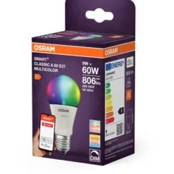 Osram Smart+ Zigbee E27 standardpære, farveskift, 9W