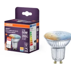 Osram Smart+ Zigbee GU10 spotpære, 2700K-6500K, 4,7W