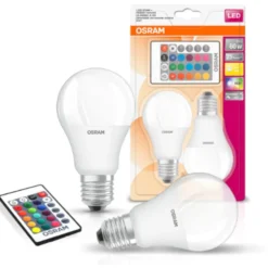 Osram Star+ E27 standardpære med fjernbetjening, 2700K, 9,7W, 2-pak