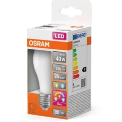 Osram Superstar Active & Relax E27 standardpære, 2700-4000K, 4,9W