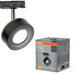 Osram Tracklight 1F Beam skinnespot, sort