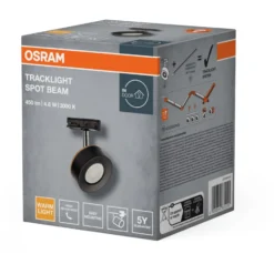 Osram Tracklight 1F Beam skinnespot, sort