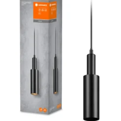 Osram Tracklight 1F Cylinder skinnependel, sort