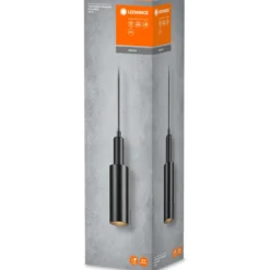Osram Tracklight 1F Cylinder skinnependel, sort