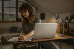Osram Trapezium skrivebordslampe, grå