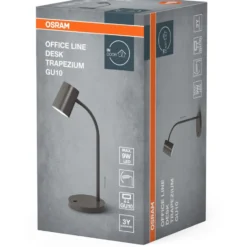 Osram Trapezium skrivebordslampe, grå