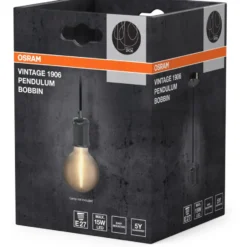 Osram Vintage 1906 Bobbin fatningssæt, grå