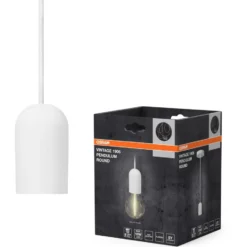 Osram Vintage 1906 Round fatningssæt, gips