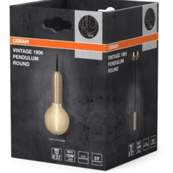 Osram Vintage 1906 Round fatningssæt, guld