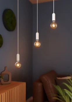 Osram Vintage 1906 Round fatningssæt, hvid