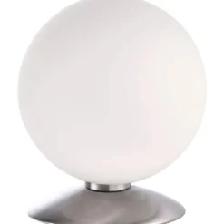 Paul Neuhaus Bubba bordlampe, børstet stål