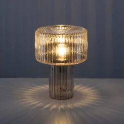 Paul Neuhaus Fungus bordlampe, ravfarvet