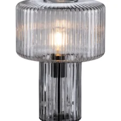 Paul Neuhaus Fungus bordlampe, røgfarvet