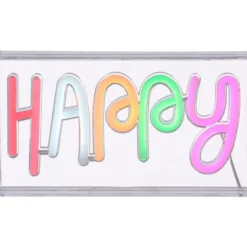 Paul Neuhaus Happy neonskilt