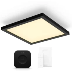 Philips Hue Aurelle LED panel, sort, 30x30 cm, startsæt
