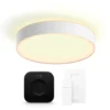 Philips Hue Enrave plafond, hvid, Ø38 cm, startsæt