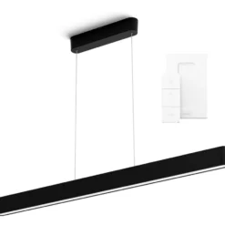 Philips Hue Ensis langbordspendel med fjernbetjening, sort