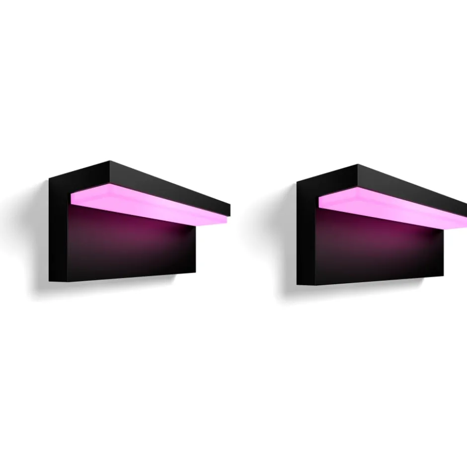 Philips Hue Nyro udendørs væglamper, 2-pak
