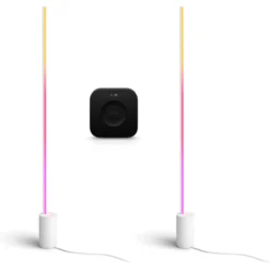 Philips Hue Signe Gradient gulvlamper med Bridge Pro, hvid, 2-pak