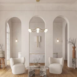 Rebello Decor Circle of Life lysekrone, Ø91 cm