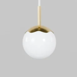 Rebello Decor Circle of life pendel, hvid ledning, Ø11 cm