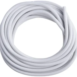 Rund plastledning PKL 2x0,75 mm², hvid, 10 meter