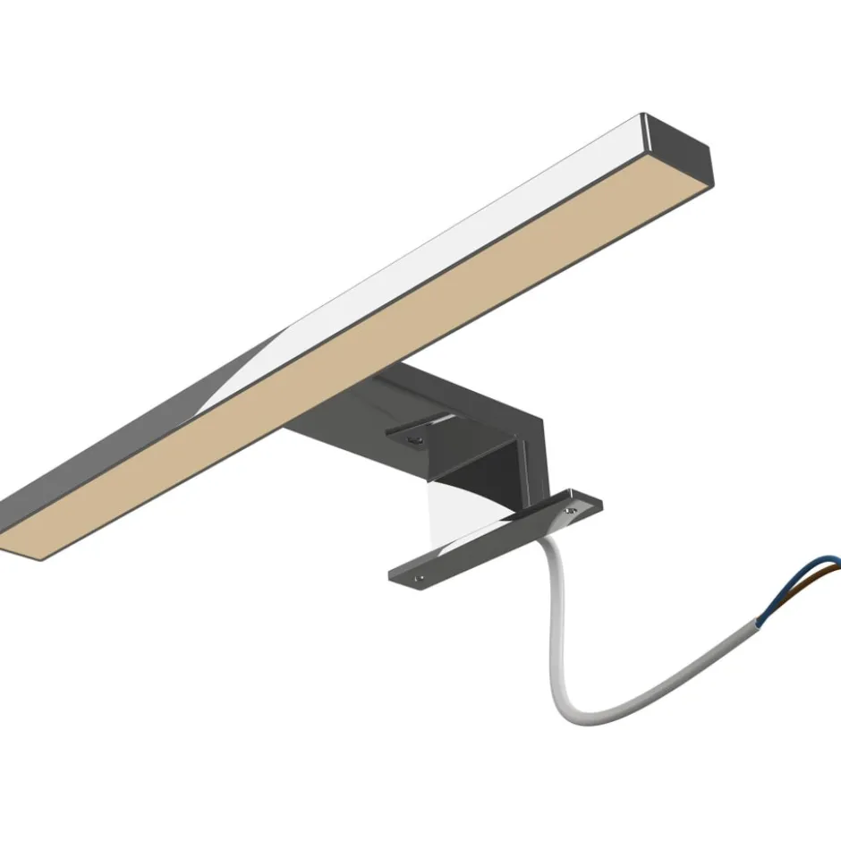 Sanibell Basicline spejllampe, krom