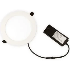 Scan Products Alisia Elite indbygningsspot, mat hvid, 3000K, Ø17 cm