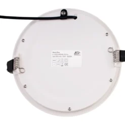 Scan Products Alisia Elite indbygningsspot, mat hvid, 3000K, Ø22,5 cm