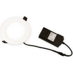 Scan Products Alisia Elite indbygningsspot, mat hvid, 4000K, Ø12 cm