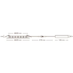 Scan Products Alisia Elite indbygningsspot, mat hvid, 4000K, Ø22,5 cm