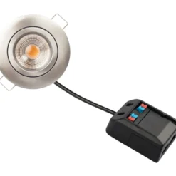 Scan Products Claudia Loop indbygningsspot, 2700K, børstet aluminium
