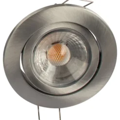 Scan Products Claudia Loop indbygningsspot, 2700K, børstet aluminium