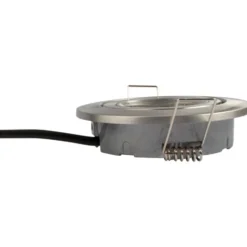 Scan Products Claudia Loop indbygningsspot, 3000K, børstet aluminium