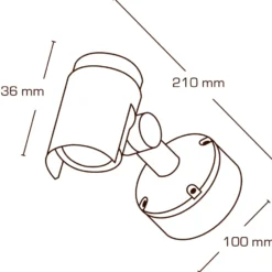 Scan Products Inna havespot, antracit