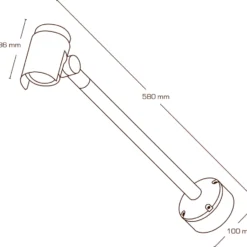 Scan Products Inna skiltespot, sort