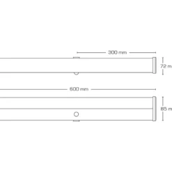 Scan Products Lucianna Square spejllampe, sensor