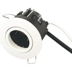 Scan Products Luna Combi Install indbygningsspot, GU10, mat hvid
