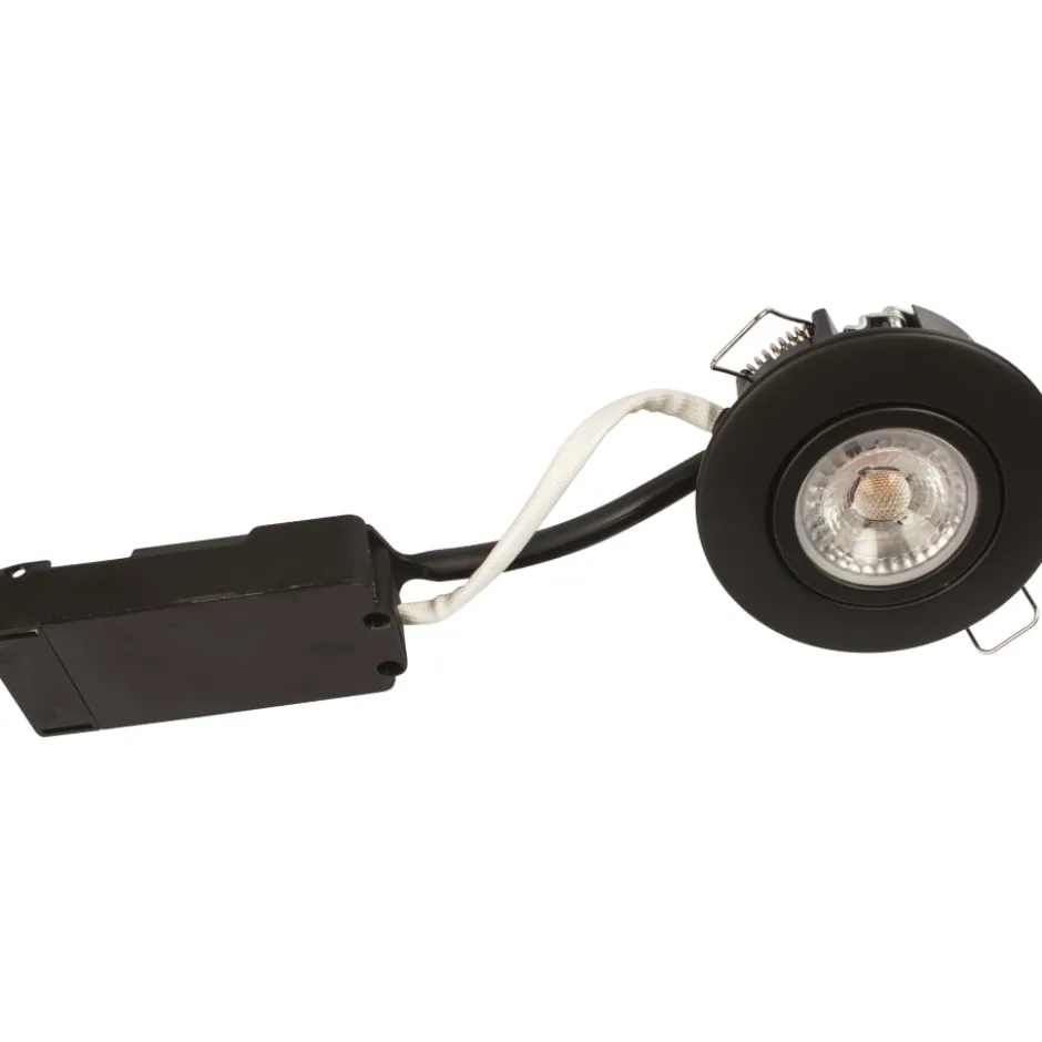 Scan Products Luna Low Profile indbygningsspot, 3000K, mat sort