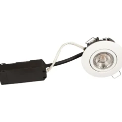 Scan Products Luna Low Profile indbygningsspot, 4000K, mat hvid