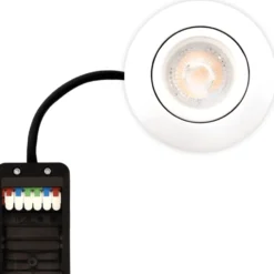 Scan Products Luna Quick Install 2.0 indbygningsspot, 3000K, mat hvid