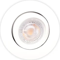 Scan Products Luna Quick Install 2.0 indbygningsspot, 3000K, mat hvid, 10 stk.