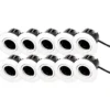 Scan Products Luna Quick Install 2.0 indbygningsspot, GU10, mat hvid, 10 stk