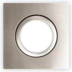 Scan Products Luna Quick Install frontring, firkantet, børstet aluminium